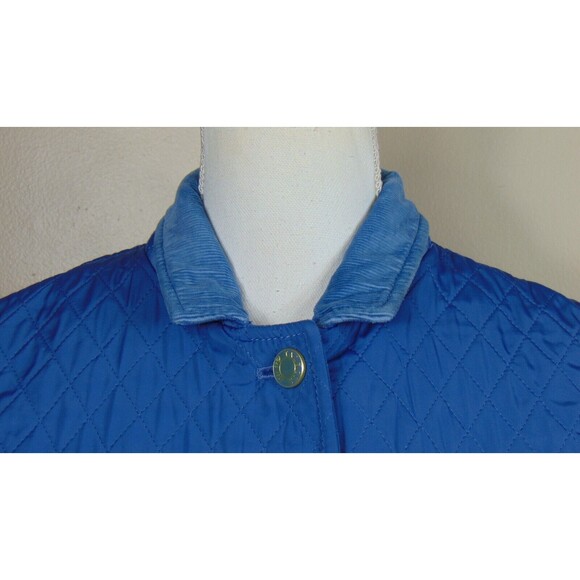 Talbots Blue Barn Chore Coat Jacket Vest Quilted Womens Size Small Equestrian - Picture 2 of 8